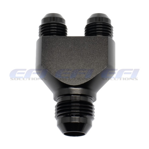 Y-Block Male AN10 In Male AN8 Out (Black)